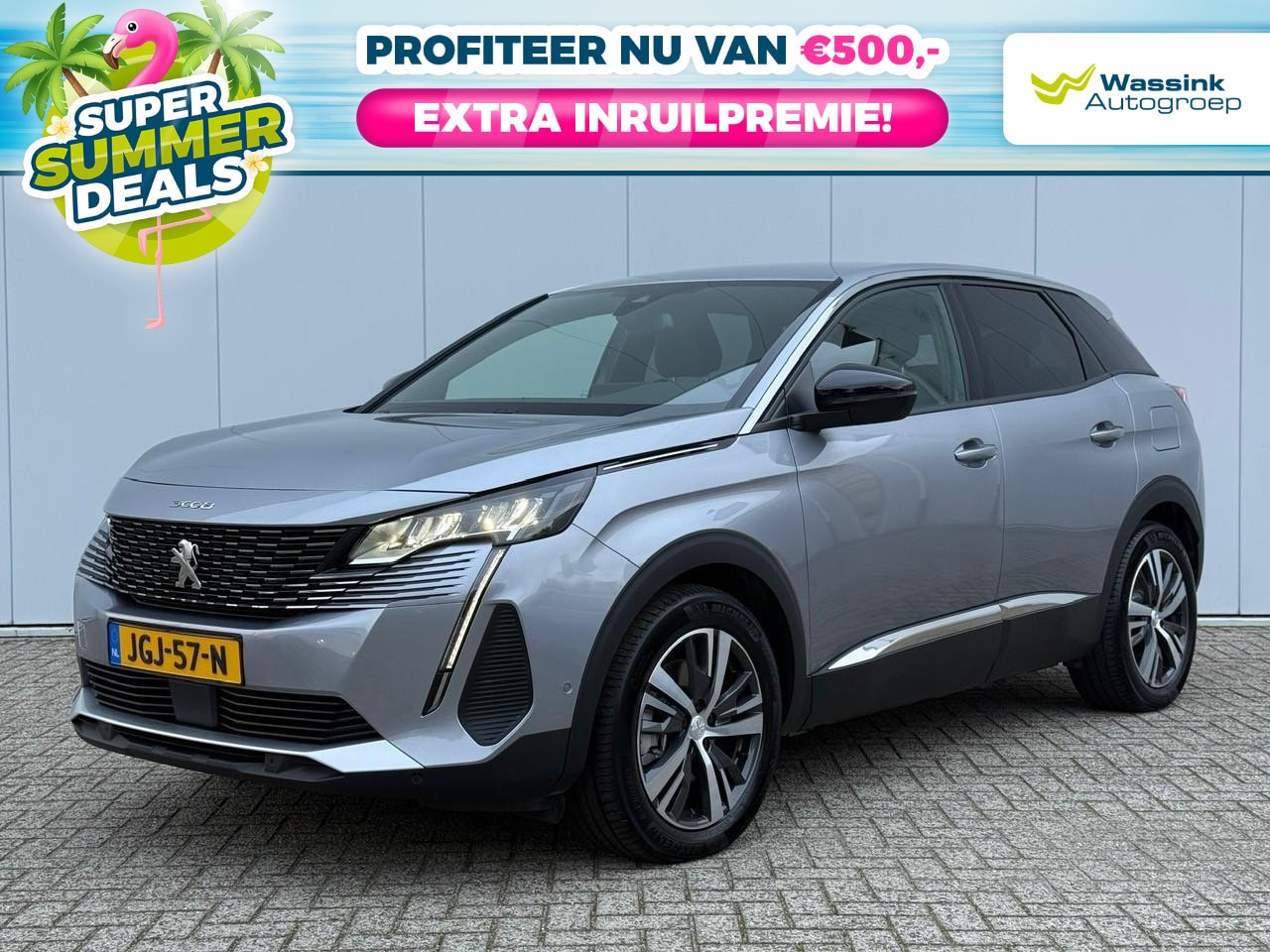 Peugeot 3008 - 1.6 Plug-in HYbrid 225pk e-EAT8 Allure | Navigatie | Camera | Carplay | Adaptive Cruise co - AutoWereld.nl