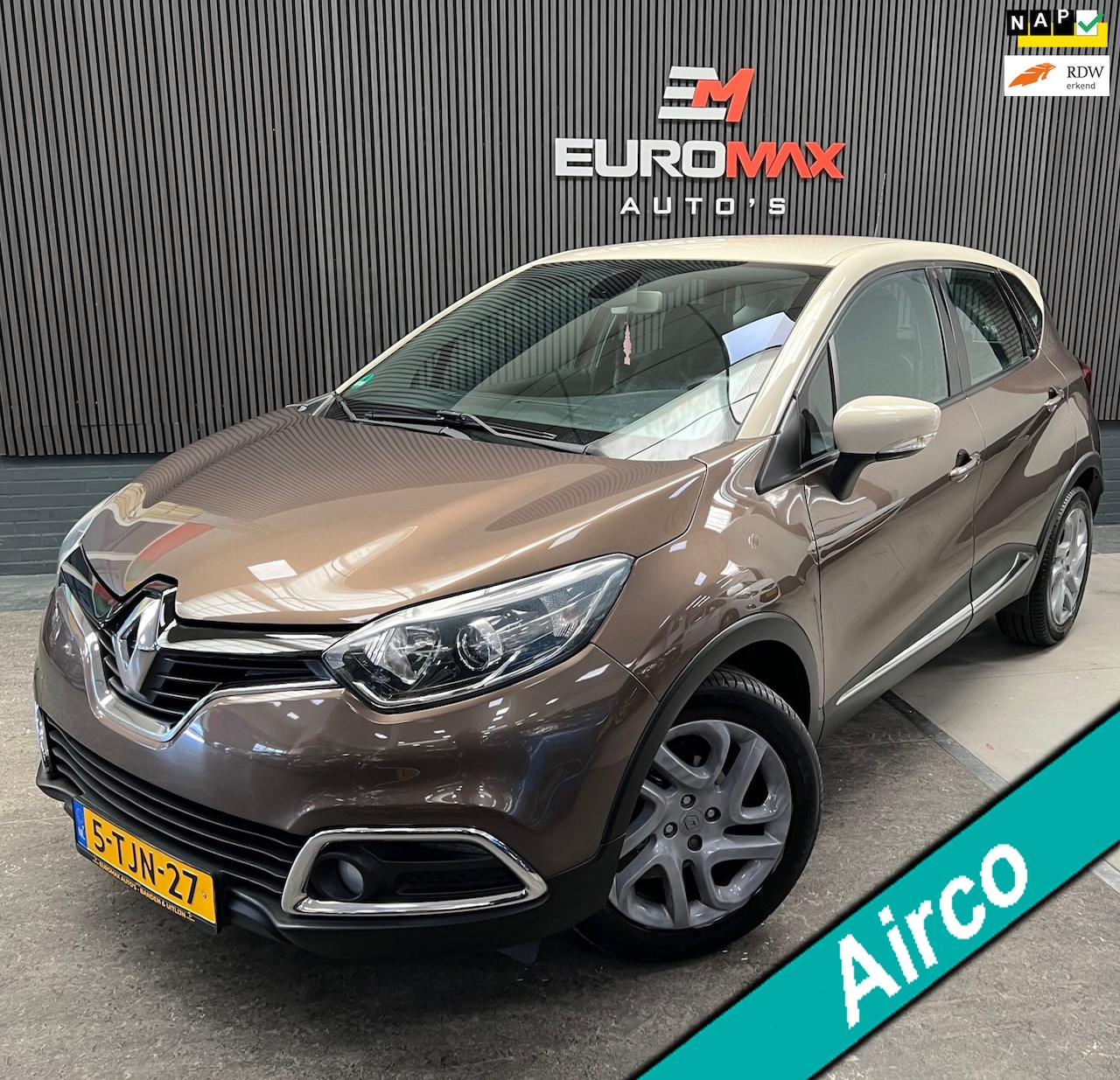 Renault Captur - 0.9 TCe Dynamique NAP - Achteruitcamera - parksensor - Airco - Cruise. - AutoWereld.nl