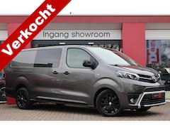Toyota PROACE Long Worker - 2.0 D-4D Black Line Dubbelcabine | Origineel NL | 2x Schuifdeur | Navigatie | Climate | Tr