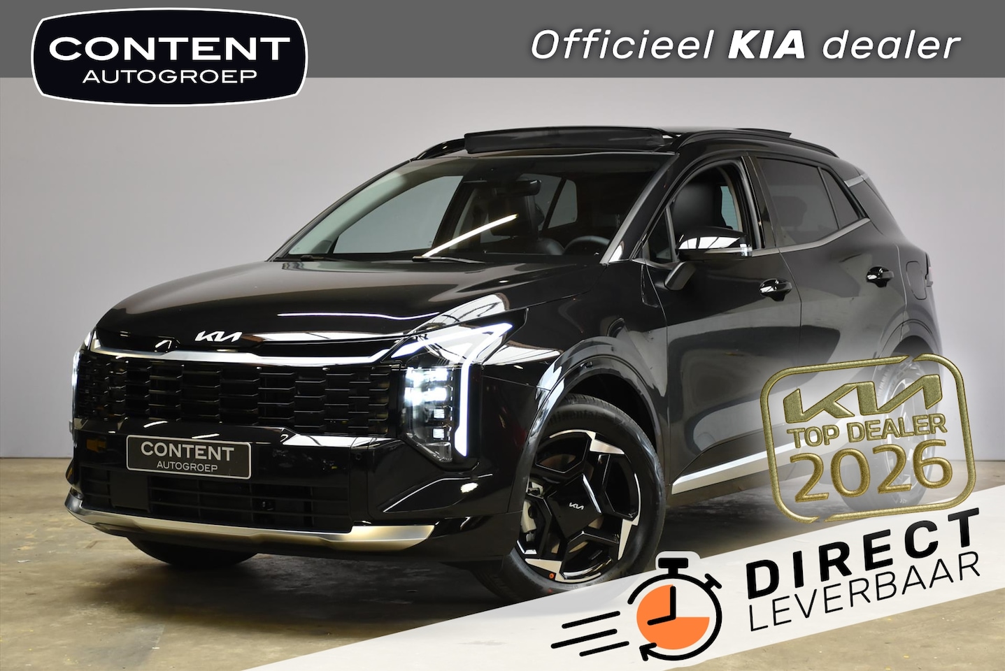 Kia Sportage - 1.6 T-GDi 239pk Hybrid AT6 DynamicPlusLine NIEUW -VOORRAAD ACTIE DIRECT LEVERBAAR - AutoWereld.nl