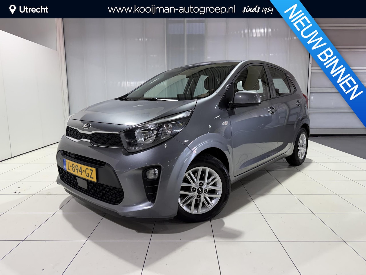 Kia Picanto - 1.0 DPi DynamicLine AUTOMAAT, Apple Carplay/Android Auto, Camera, Airco - AutoWereld.nl