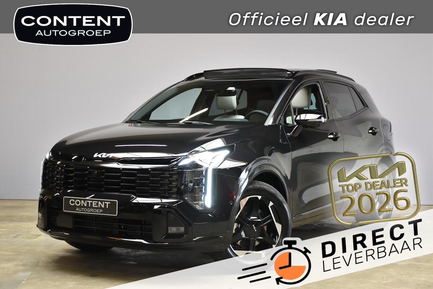 Kia Sportage - 1.6 T-GDi 239pk Hybrid AT6 GT-PlusLine NIEUW VOORAAD ACTIE DIRECT LEVERBAAR - AutoWereld.nl