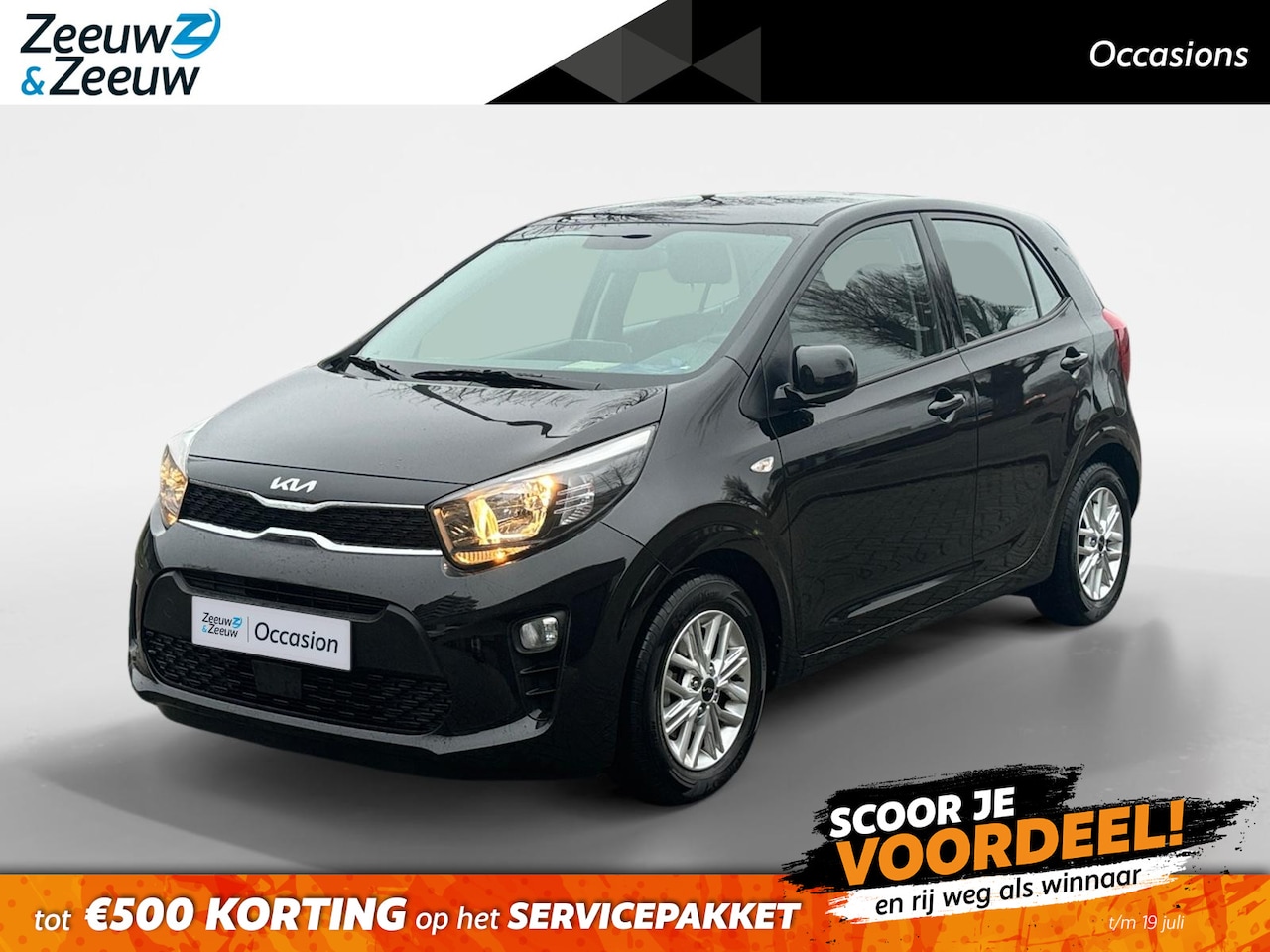Kia Picanto - 1.0 DPi DynamicLine Resterende fabrieksgarantie TM 2031 | Airco | Elektrische ramen | Elek - AutoWereld.nl