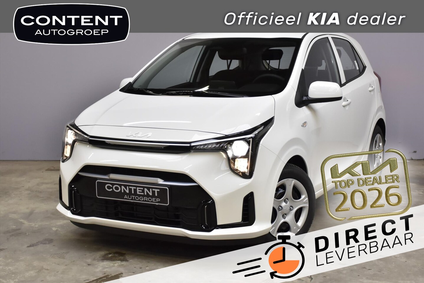 Kia Picanto - 1.0 GDI 4-zits DynamicLine NIEUW - DIRECT LEVERBAAR - AutoWereld.nl