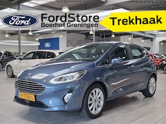 Ford Fiesta - EcoBoost 100pk Titanium | Adapt. Cruise | B&O | Trekhaak | Parkeerhulp | Camera | B&O | Ap