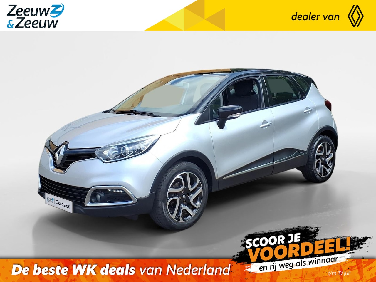 Renault Captur - 0.9 TCe Dynamique Airco | Stoelverwaring | Navigatie \ 1 jaar garantie - AutoWereld.nl