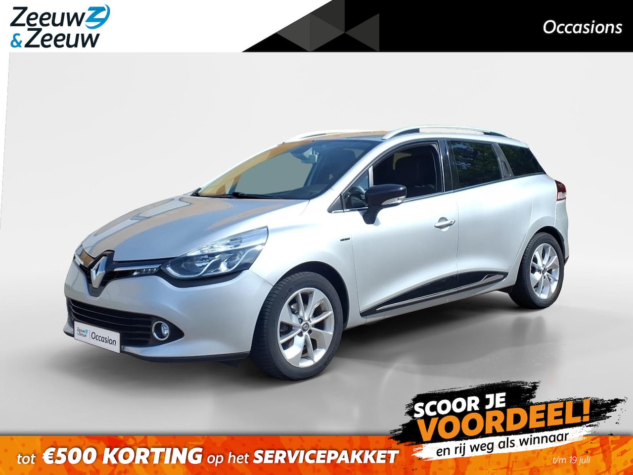 Renault Clio Estate - 0.9 TCe Limited 20.000 km`s | Airco \ Navigatie | Pdc | 1 jaar Garantie - AutoWereld.nl