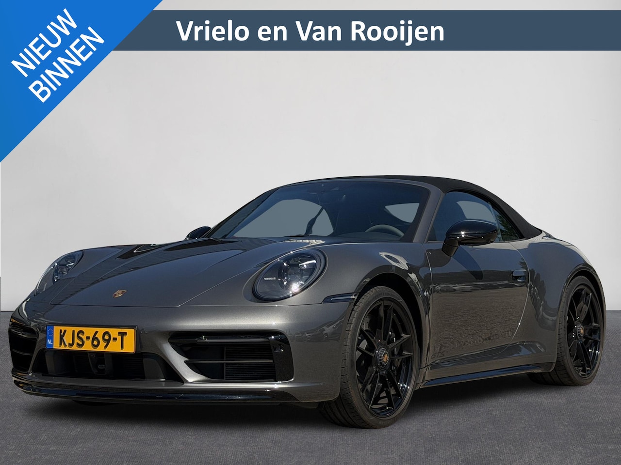 Porsche 911 Cabrio - 3.0 Carrera 4 GTS Burmester | Lift | Sportchrono | Matrix-LED | 360 | Memory | Sport-Desig - AutoWereld.nl