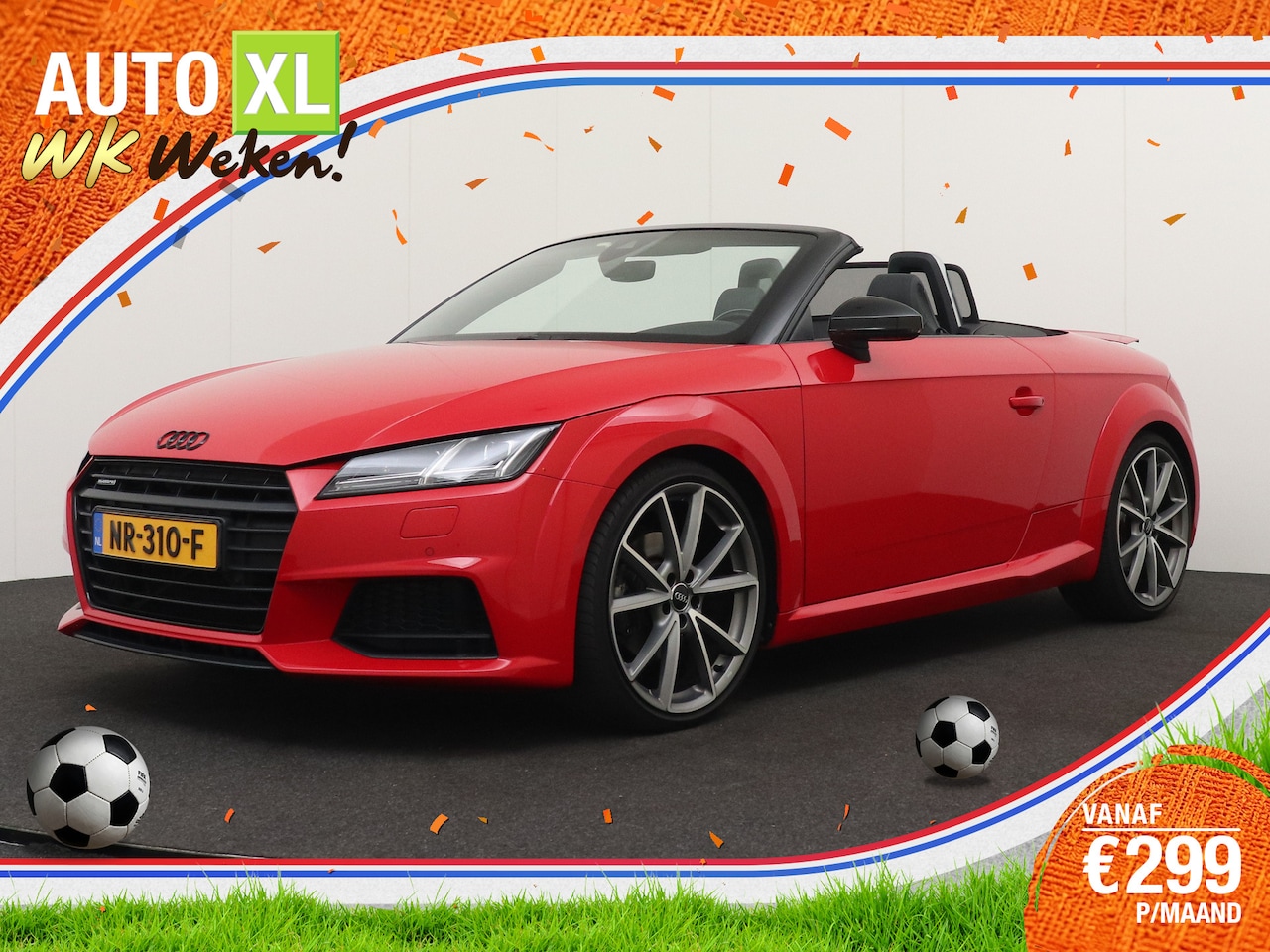 Audi TT Roadster - 2.0 TFSI Aut. quattro S-Line Nekverwarming Camera LMV 19" - AutoWereld.nl
