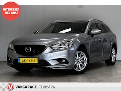 Mazda 6 Sportbreak - 2.2D Skylease+/ Trekhaak/ Stoelverw 17''LMV/ Keyless/ Clima/ Navi/ Cruise/ Bluetooth/ Mult