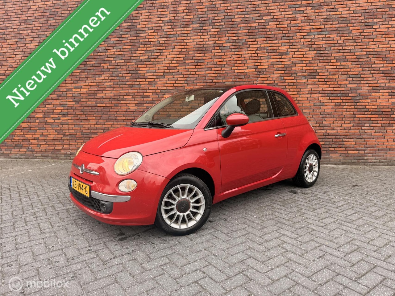 Fiat 500 - 1.4-16V Lounge panorama dak airco - AutoWereld.nl