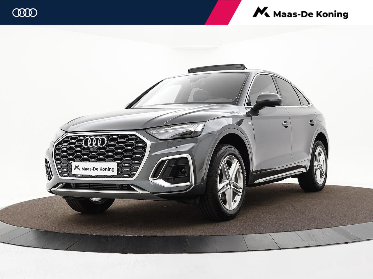Audi Q5 Sportback - 50 TFSIe 299pk S-Tronic S edition Competition · Panoramadak · Camera · Keyless · Elek. Sto - AutoWereld.nl