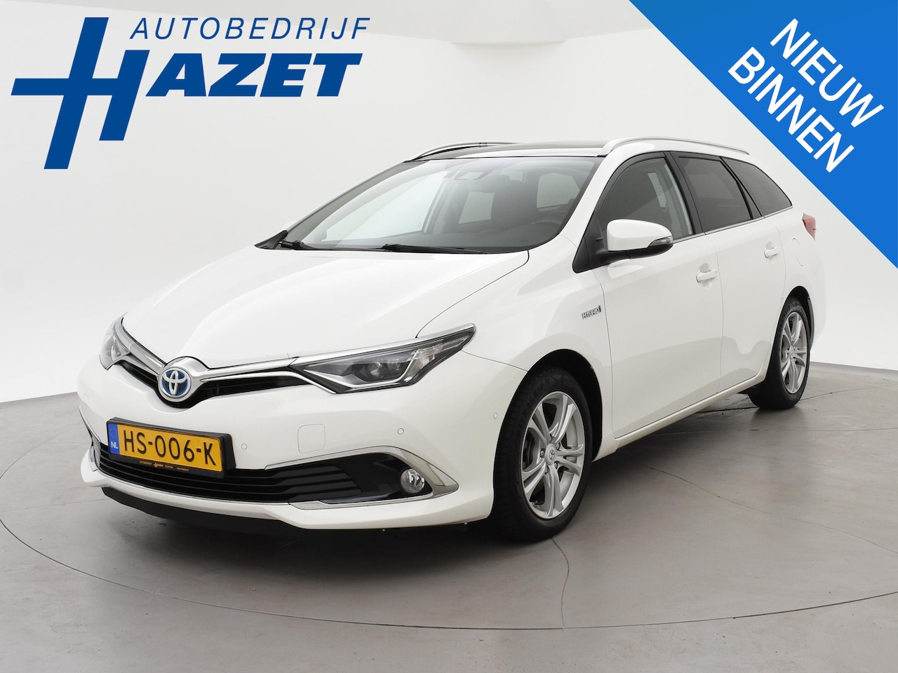 Toyota Auris Touring Sports - 1.8 HYBRID LEASE PRO + PANORAMA | LED | STOELVERW. | CAMERA | NAVIGATIE - AutoWereld.nl