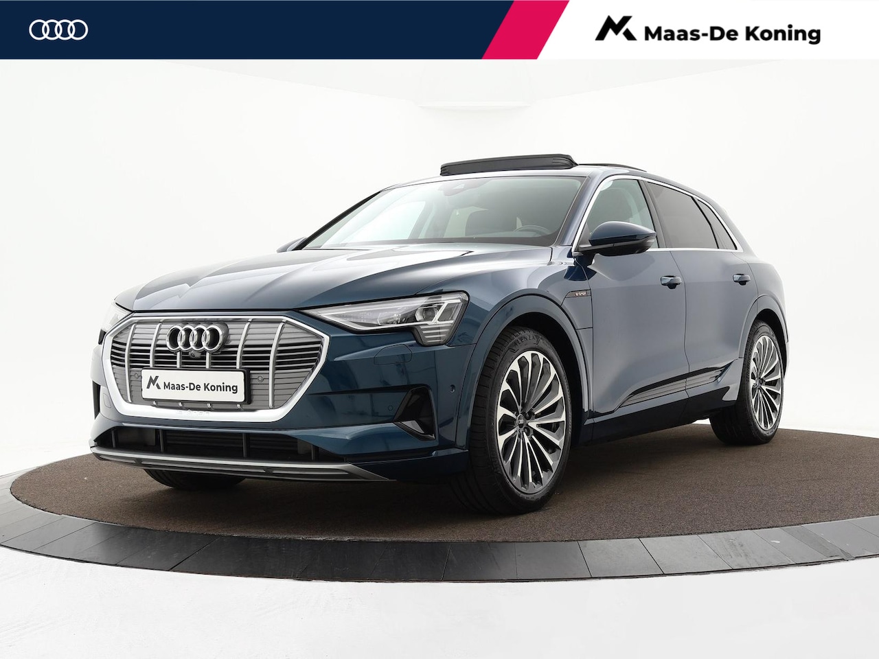 Audi e-tron - 55 quattro Advanced edition 95 kWh 408pk · SOH 95,3% · Panoramadak · 360 Camera · 21"Velge - AutoWereld.nl