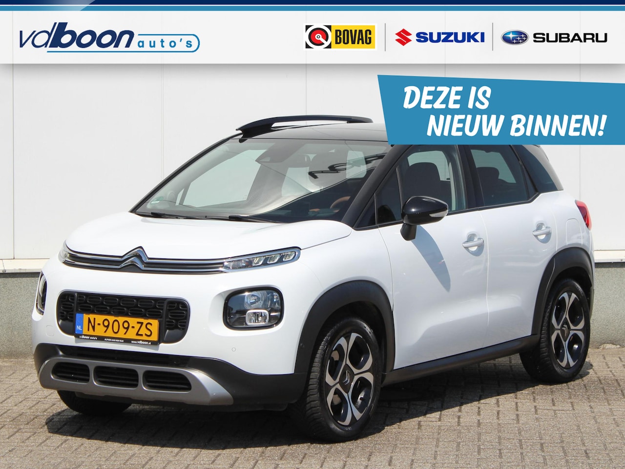 Citroën C3 Aircross - 1.2 PureTech S&S Feel | Navi | Cruise | Camera | Panodak | Trekhaak - AutoWereld.nl