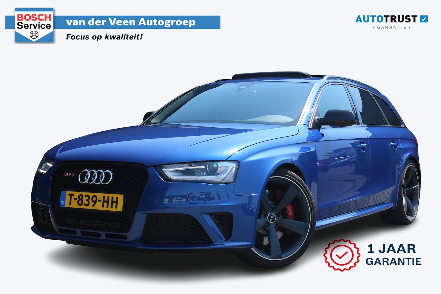 Audi A4 Avant - 4.2 FSI RS 4 quattro | Volledig onderhouden | Incl. 12 maanden garantie | Schuif/kantel da - AutoWereld.nl