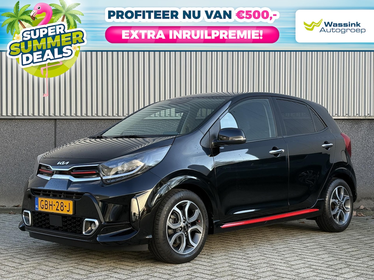 Kia Picanto - 1.0 DPi 67pk 4-zits GT-Line | Summer Deals! | Cruise Control |Navigatie | Camera Achter | - AutoWereld.nl