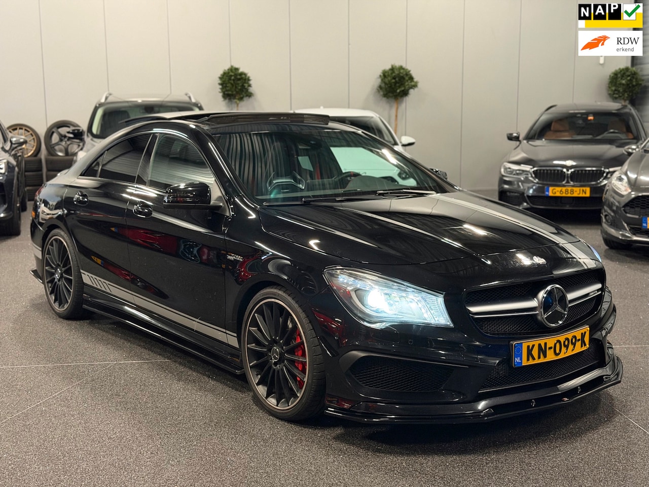 Mercedes-Benz CLA-Klasse - AMG 45 4MATIC 381-PK/LED/NAVI/PANO/H-K/RECARO/FACELIFT/SFEERV/MEMORY/MAXTON/ORG-NL! - AutoWereld.nl