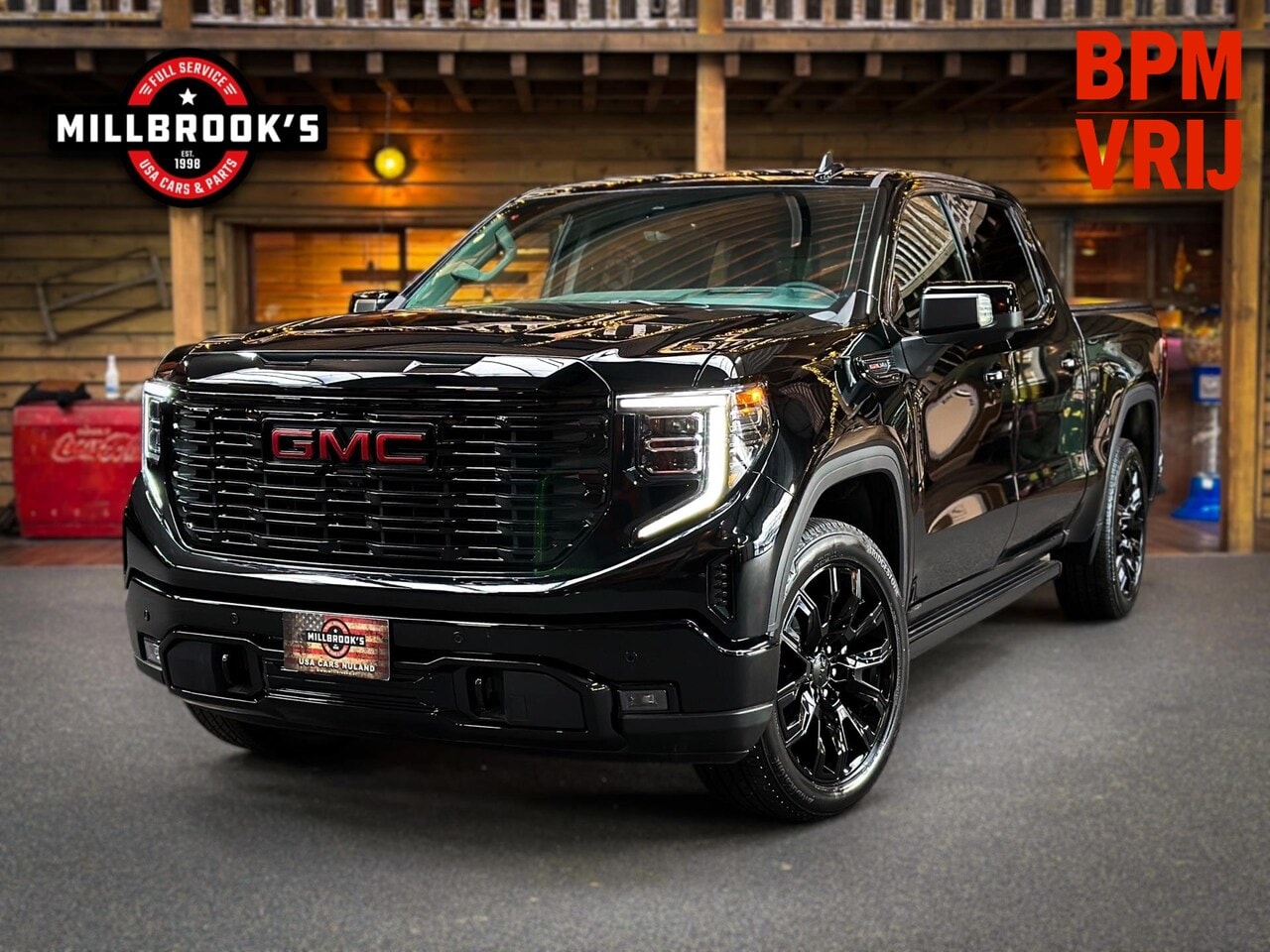 GMC Sierra - Denali 6.2L V8 Black edition BPM VRIJ, 360 camera, adaptieve cruise control, op voorraad - AutoWereld.nl