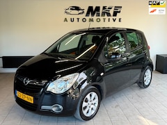 Opel Agila - 1.2 Enjoy 2008 Zwart Airco/NIEUWE APK/LMV/KM NAP