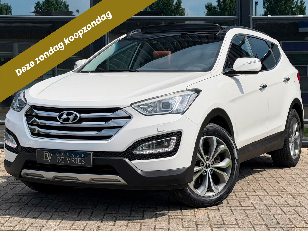 Hyundai Santa Fe - 2.4i GDI 4WD Premium 7p Aut Full Option Panoramadak 2000KG Trekgewicht Garantie - AutoWereld.nl