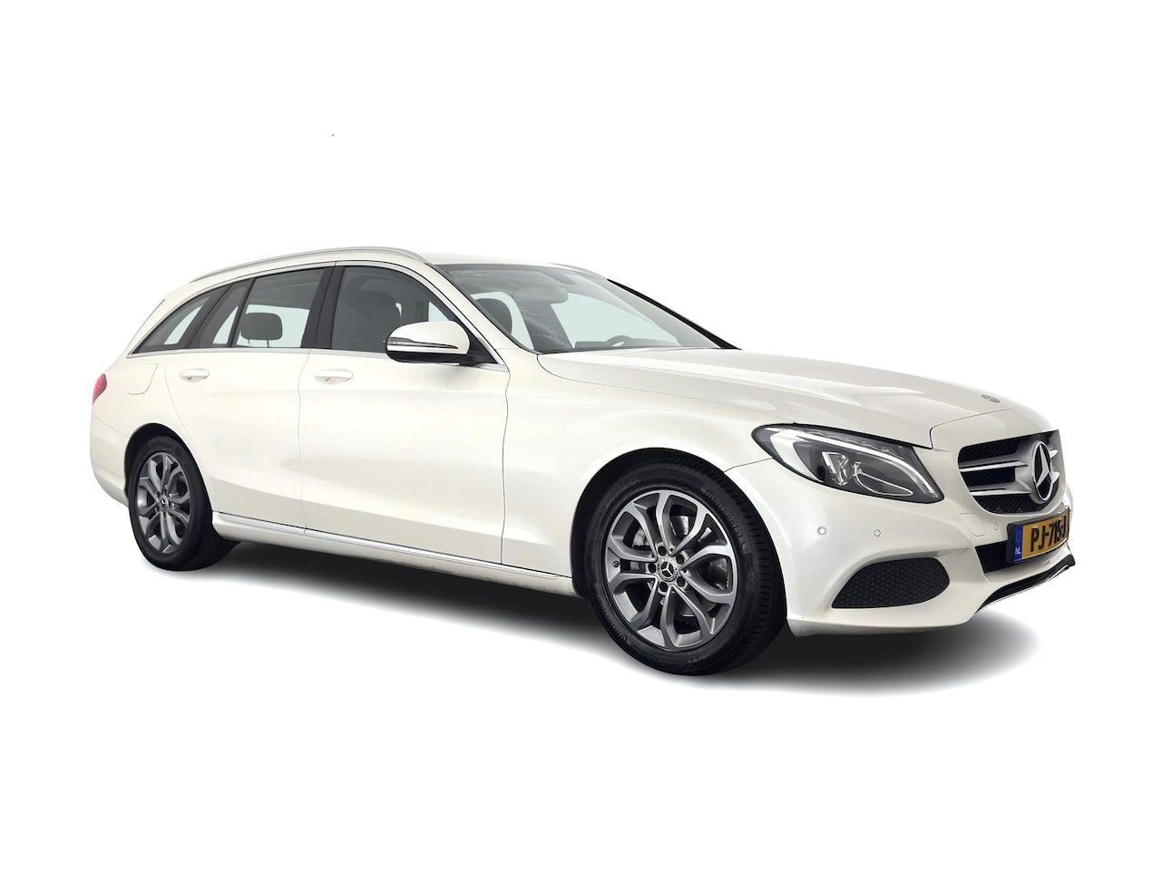 Mercedes-Benz C-klasse Estate - 200 CDI Business Solution Aut. *FULL-LED | LEATHER-FABRIC | NAVI-FULLMAP | CAMERA | HEATE - AutoWereld.nl