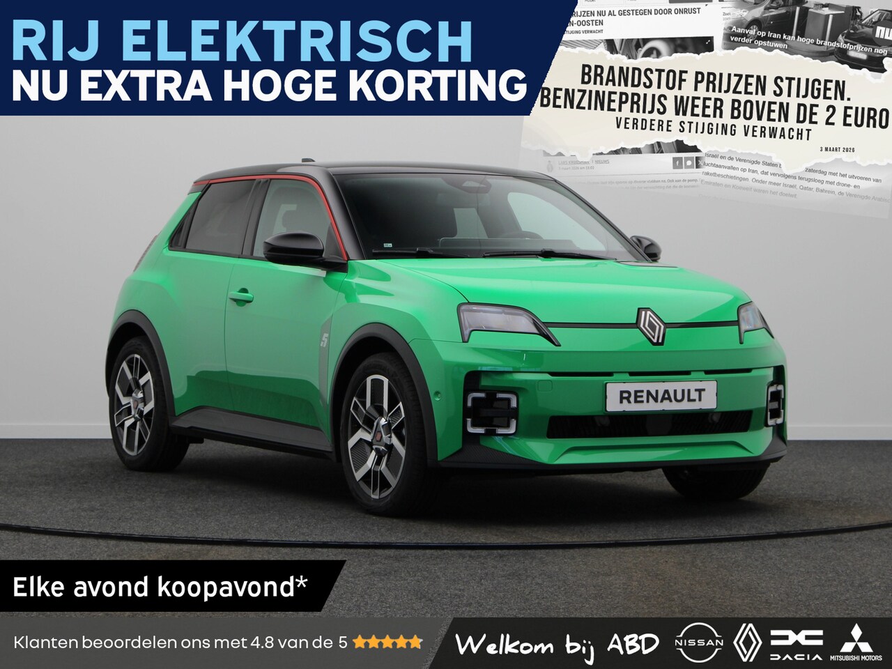 Renault 5 - Techno Comfort range | Achteruitrijcamera | ISOFIX-bevestigingssysteem voor kinderzitjes o - AutoWereld.nl