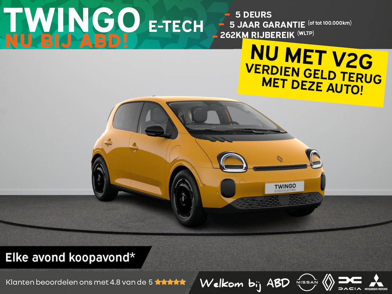 Renault Twingo - Techno Urban range | Achteruitrijcamera | LED-achterlichten | LED-dagrijverlichting met sp - AutoWereld.nl