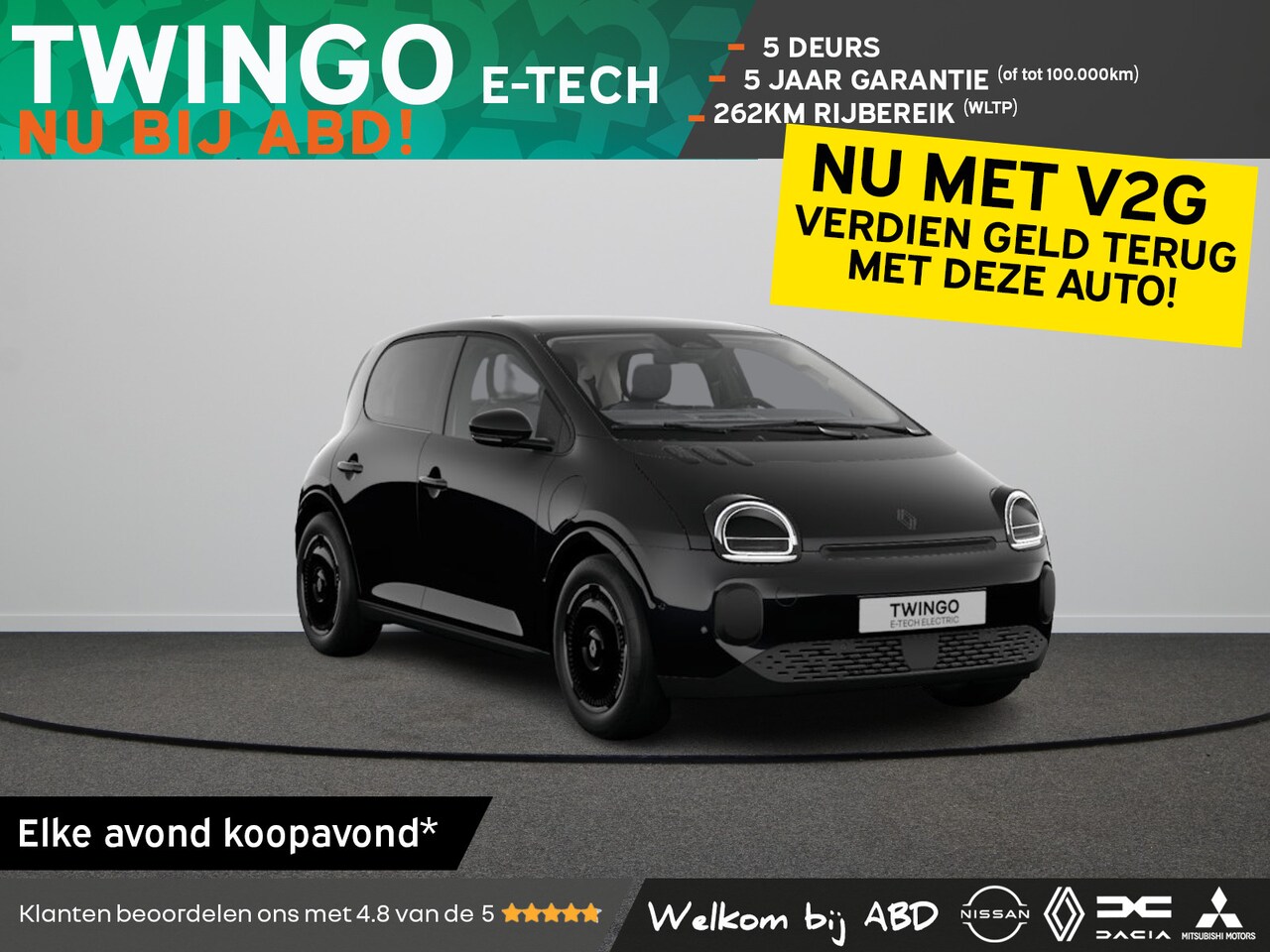 Renault Twingo - Techno Urban range | Achteruitrijcamera | LED-achterlichten | LED-dagrijverlichting met sp - AutoWereld.nl