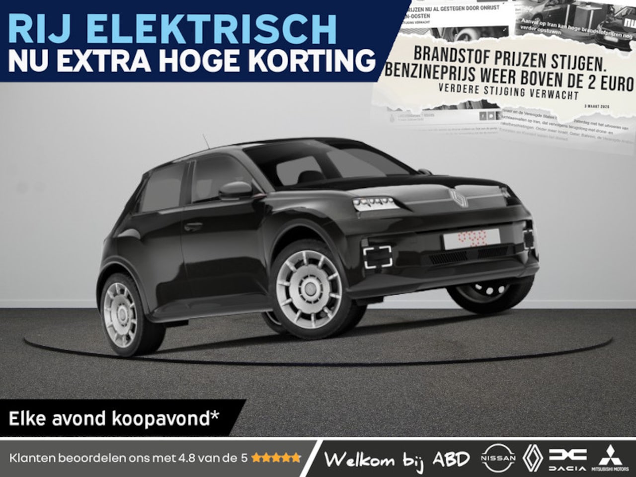 Renault 5 - Evolution Urban range | Cruise control met snelheidsbegrenzer | Full LED koplampen | ISOFI - AutoWereld.nl