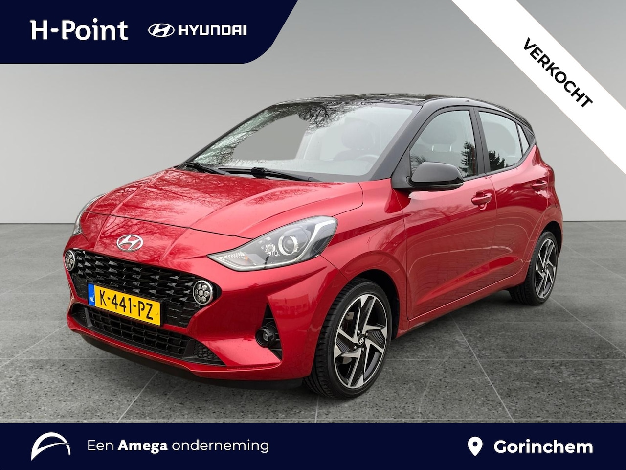 Hyundai i10 - 5-deurs Premium 1.0 MPI 67pk | DAKKLEUR ZWART | CLIMA | NAVI | APPLE CARPLAY / ANDROID AUT - AutoWereld.nl