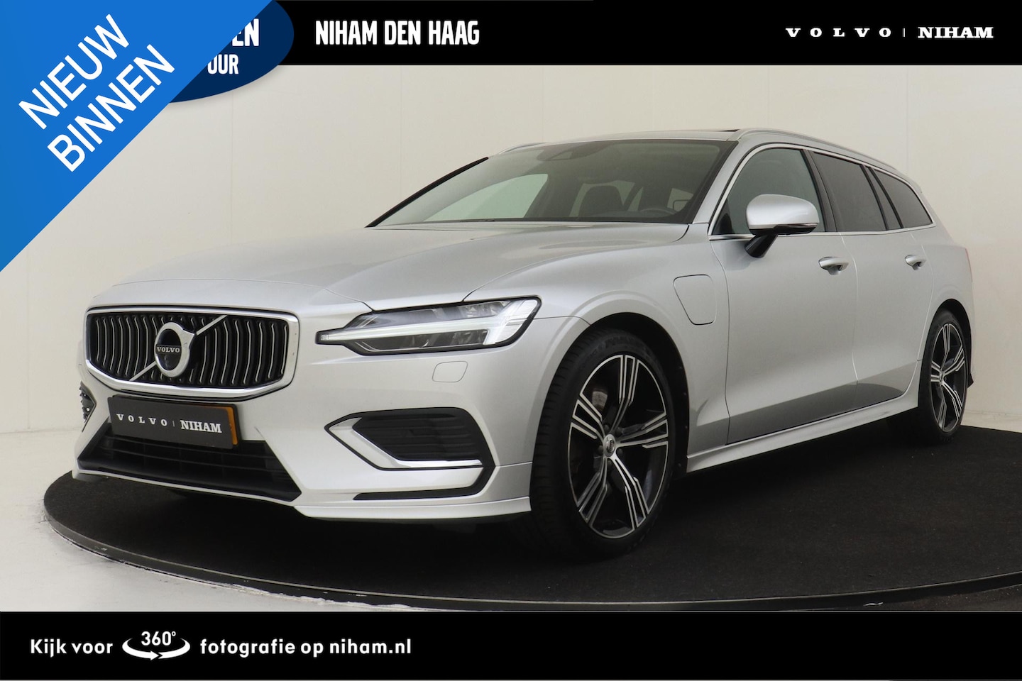 Volvo V60 - T8 RECHARGE AWD INSCRIPTION -PANO.DAK|HARMAN/KARDON|360°CAM|BLIS|HEAD-UP DISP.|STYLING|TRE - AutoWereld.nl
