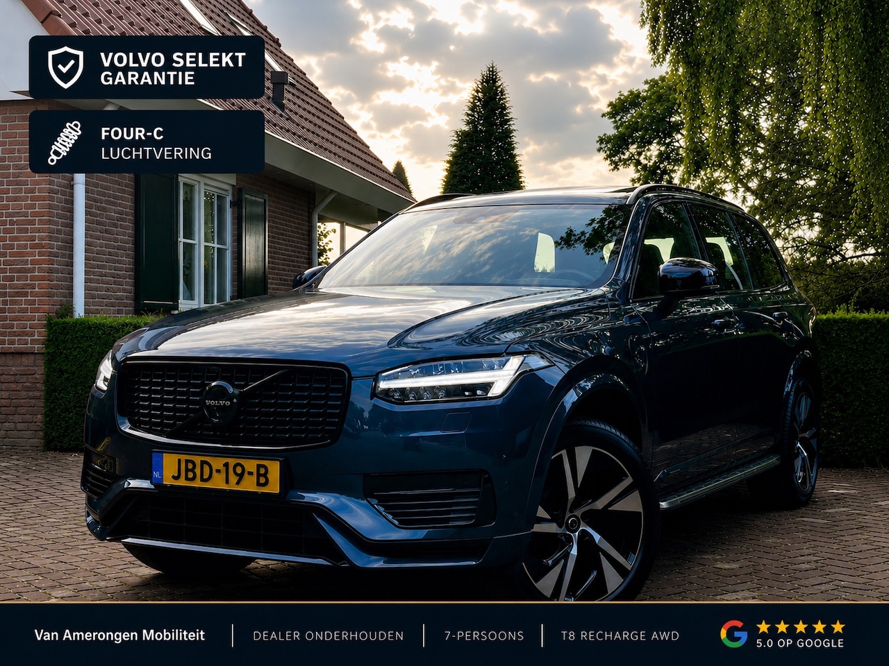 Volvo XC90 - 2.0 T8 Recharge AWD R-Design 7-persoons | Four-C Luchtvering | HUD | Nappa Leder | Panoram - AutoWereld.nl
