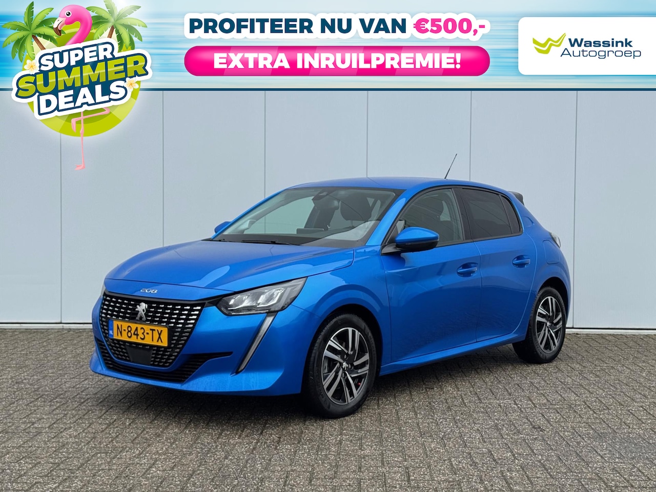 Peugeot 208 - 1.2 PureTech 100pk EAT8 Allure Pack | Navigatie | SUMMER DEALS | Camera | CarPlay | Led | - AutoWereld.nl