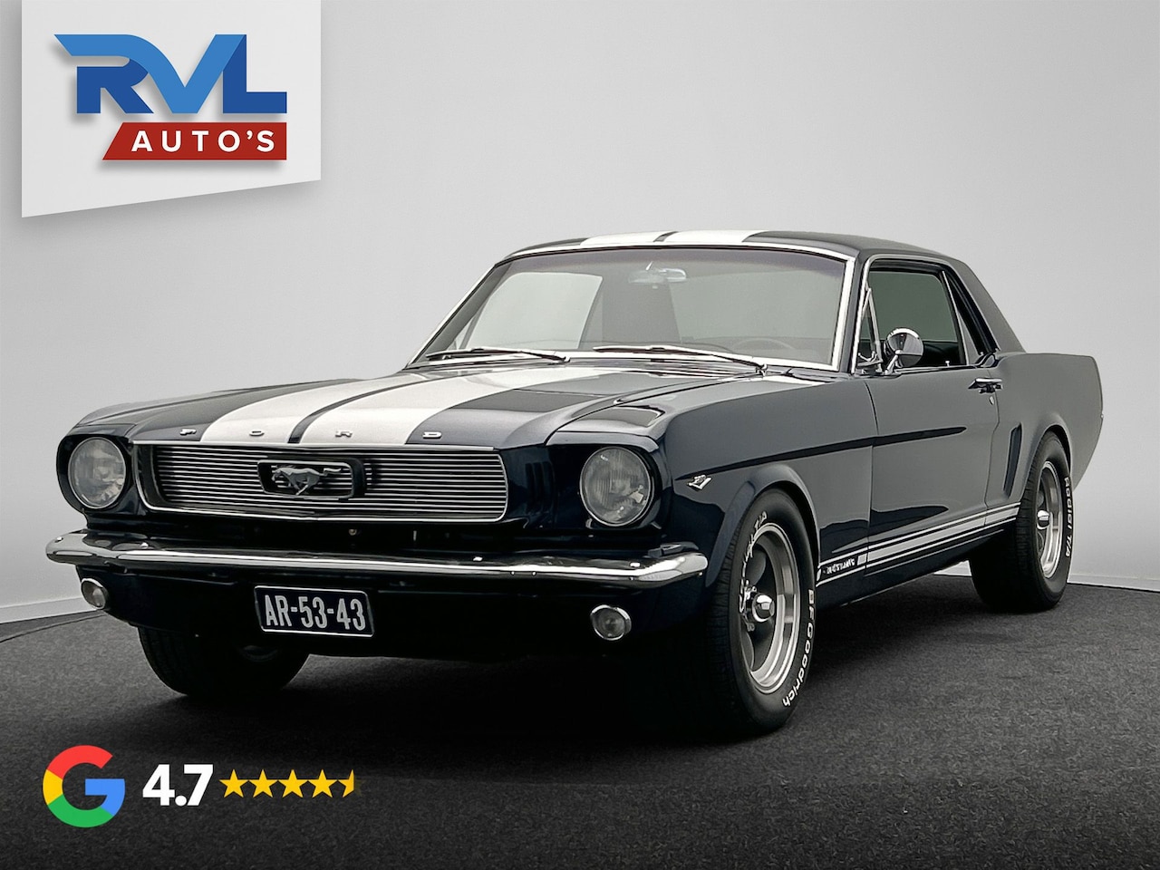 Ford Mustang - V8 C-Code 347 Stroker 1966 *Gerestaureerd* - AutoWereld.nl