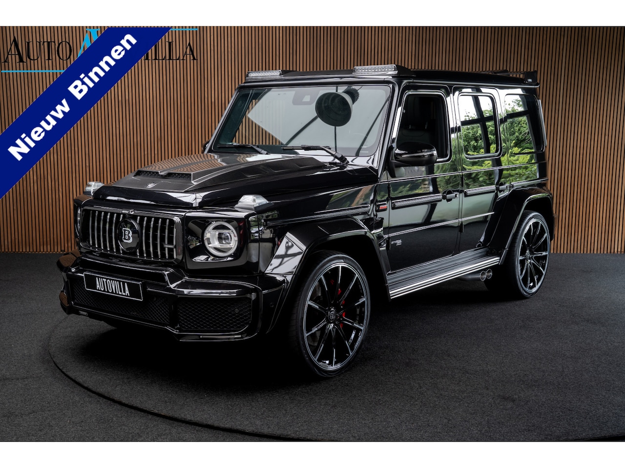 Mercedes-Benz G-klasse - 63 BRABUS 800 Burmester Carbon 360 Camera Distronic + Navi Camera PTS Ambient LM velgen - AutoWereld.nl