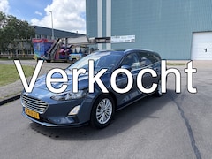 Ford Focus Wagon - 1.0i EcoBoost Hybrid Titanium X Business 6-Bak 125 PK. Nieuwe auto en zeer zuinig Open pan