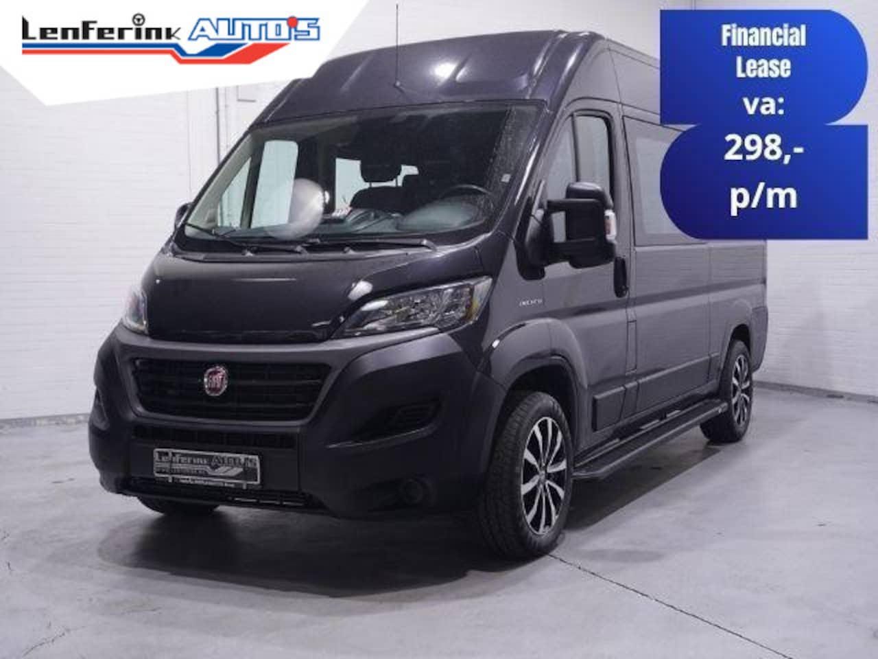 Fiat Ducato - 2.3 MultiJet 120 pk Dubbel Cabine L2H2 Navi Camera, Cruise Control, Trekhaak 2.500 kg, 6-Z - AutoWereld.nl