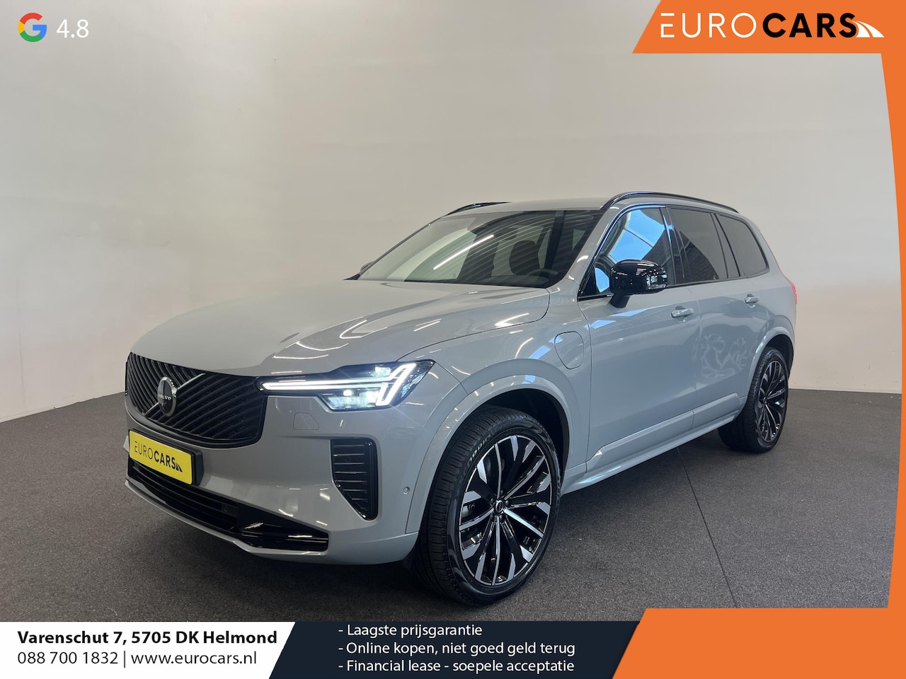 Volvo XC90 - 2.0 T8 Plug-in hybrid AWD Plus Dark 7 persoons Navigatie Apple Carplay/Android Auto 360 Ca - AutoWereld.nl