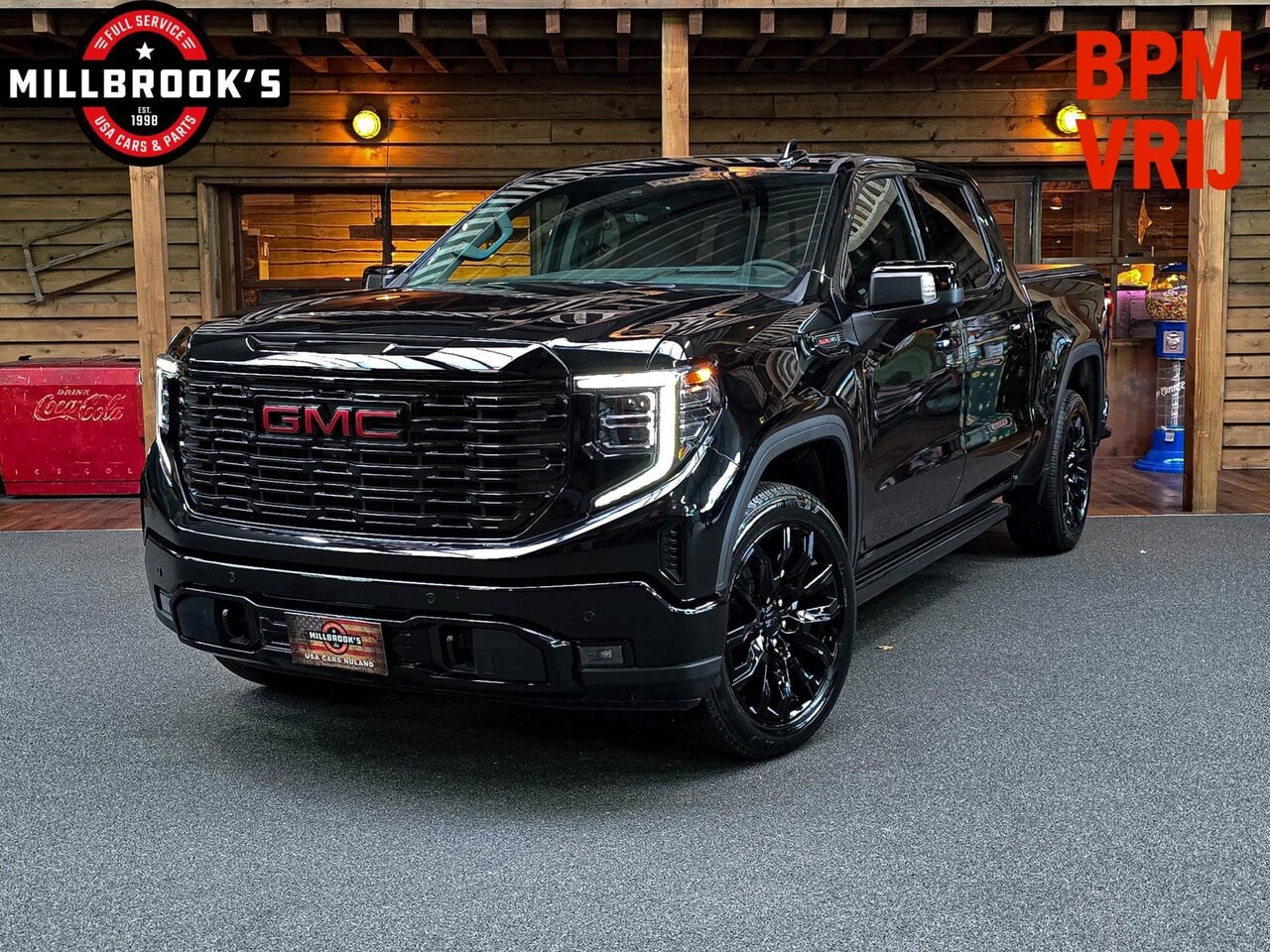 GMC Sierra - Denali Black edition 6.2L V8 BPM VRIJ, full option, Adaptieve Cruise Control, rij modi - AutoWereld.nl