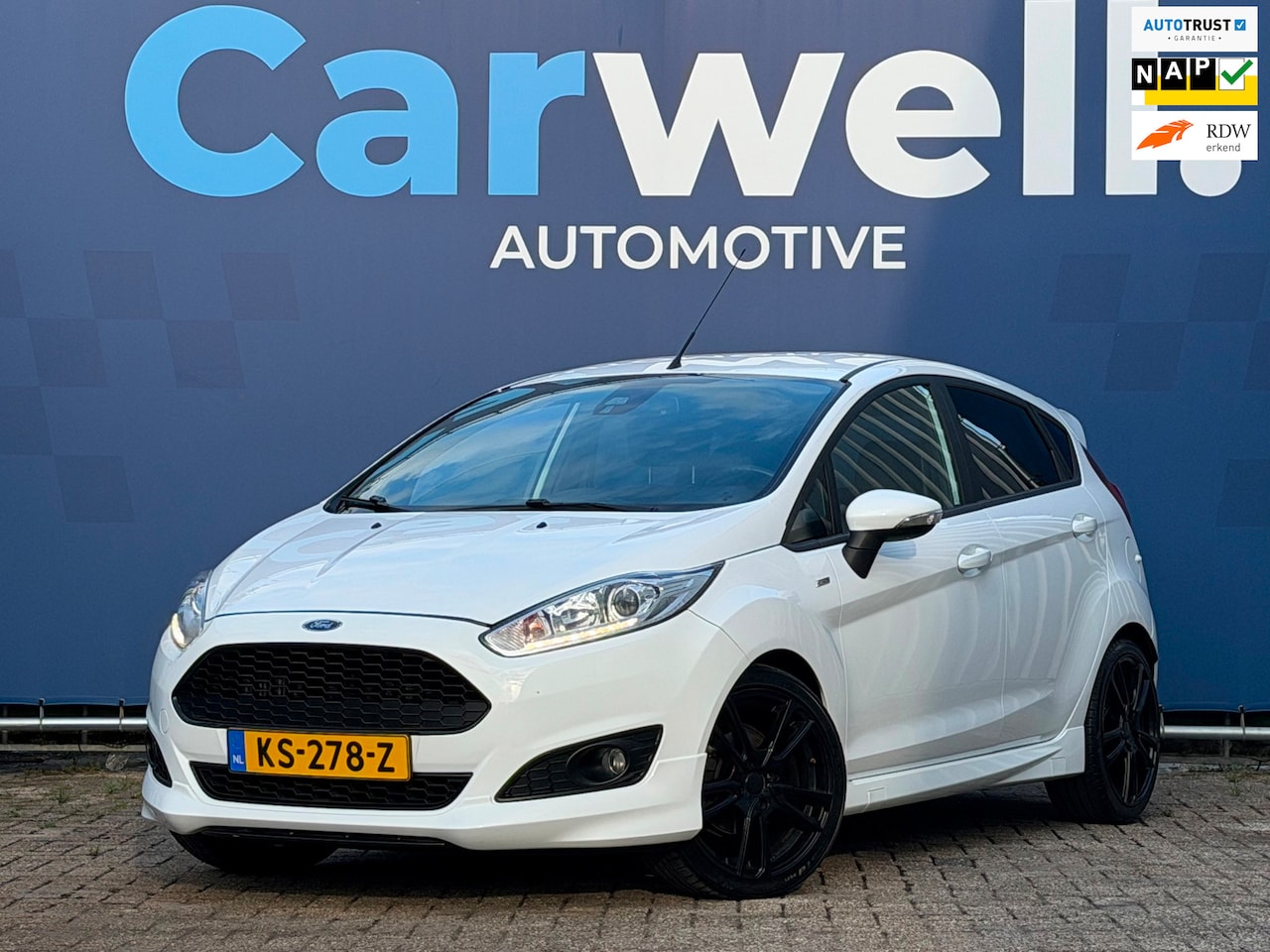 Ford Fiesta - 1.0 EcoBoost ST Line|Trekhaak|Navi|Climate|Cruise|PDC|LMV|DealerOnderhouden|Isofix| - AutoWereld.nl