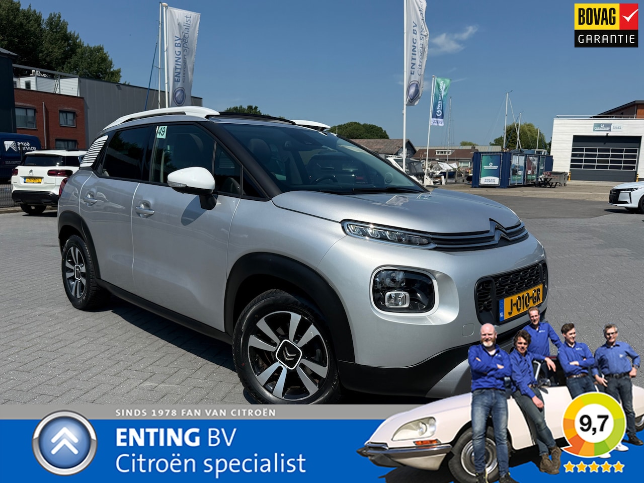 Citroën C3 Aircross - 1.2 PT 110PK S&S SHINE SCHUIFDAK HIFI NIEUWE DISTRIBUTIERIEM TREKHAAK - AutoWereld.nl