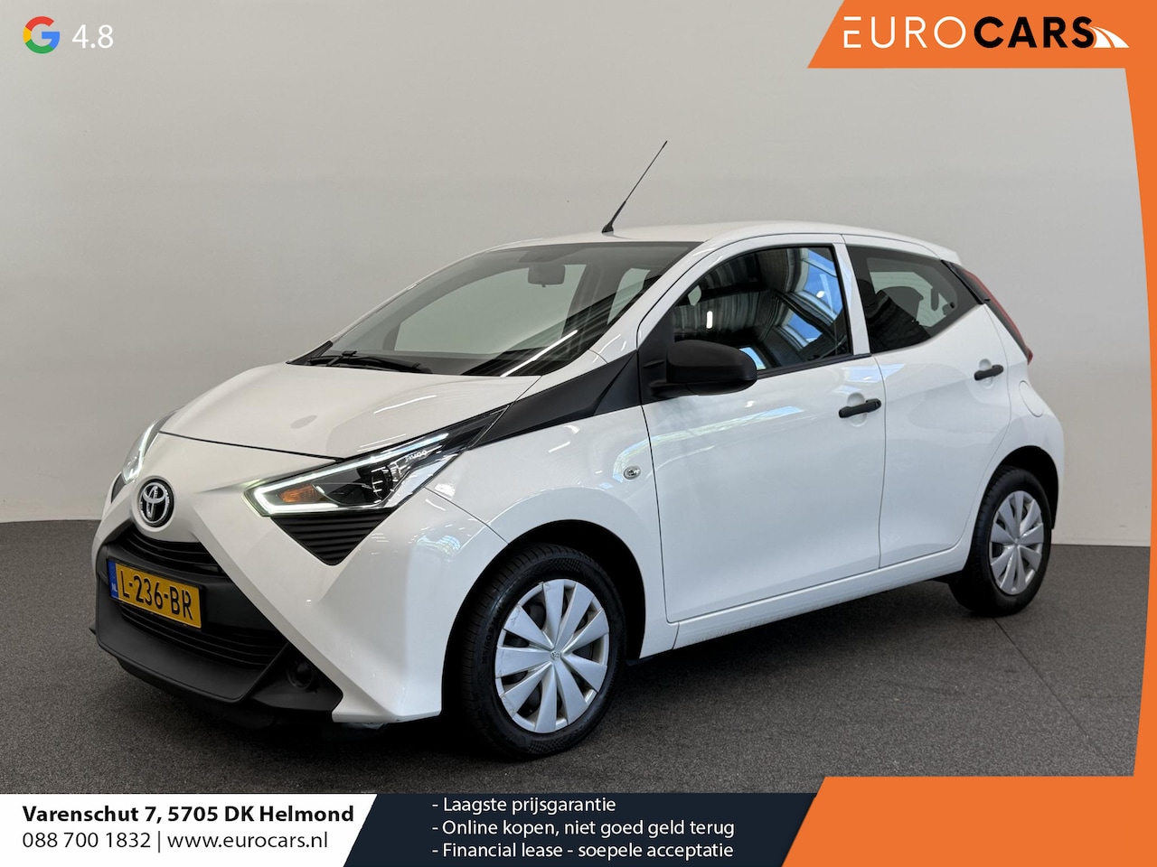 Toyota Aygo - 1.0 VVT-i x-fun Airco Bluetooth Centrale vergrendeling + afstand bediening Electrische ram - AutoWereld.nl
