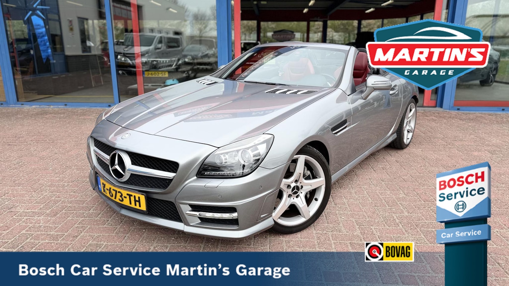 Mercedes-Benz SLK-klasse - 350 AMG 306PK! CRUISE CLIMA PDC LEER NAVI PANO SPORTUITLAAT! - AutoWereld.nl