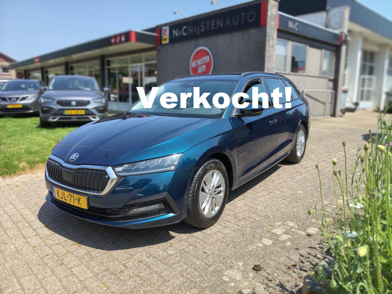 Skoda Octavia Combi - 1.0 e-TSI Hybr BusEd. Navi, Dig.Displ,Camera - AutoWereld.nl