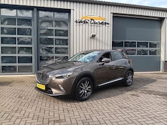 Mazda CX-3 - SkyActiv-G 120PK. GTM navi clima/cruise leder trekhaak.Autom AUR Camera PDC