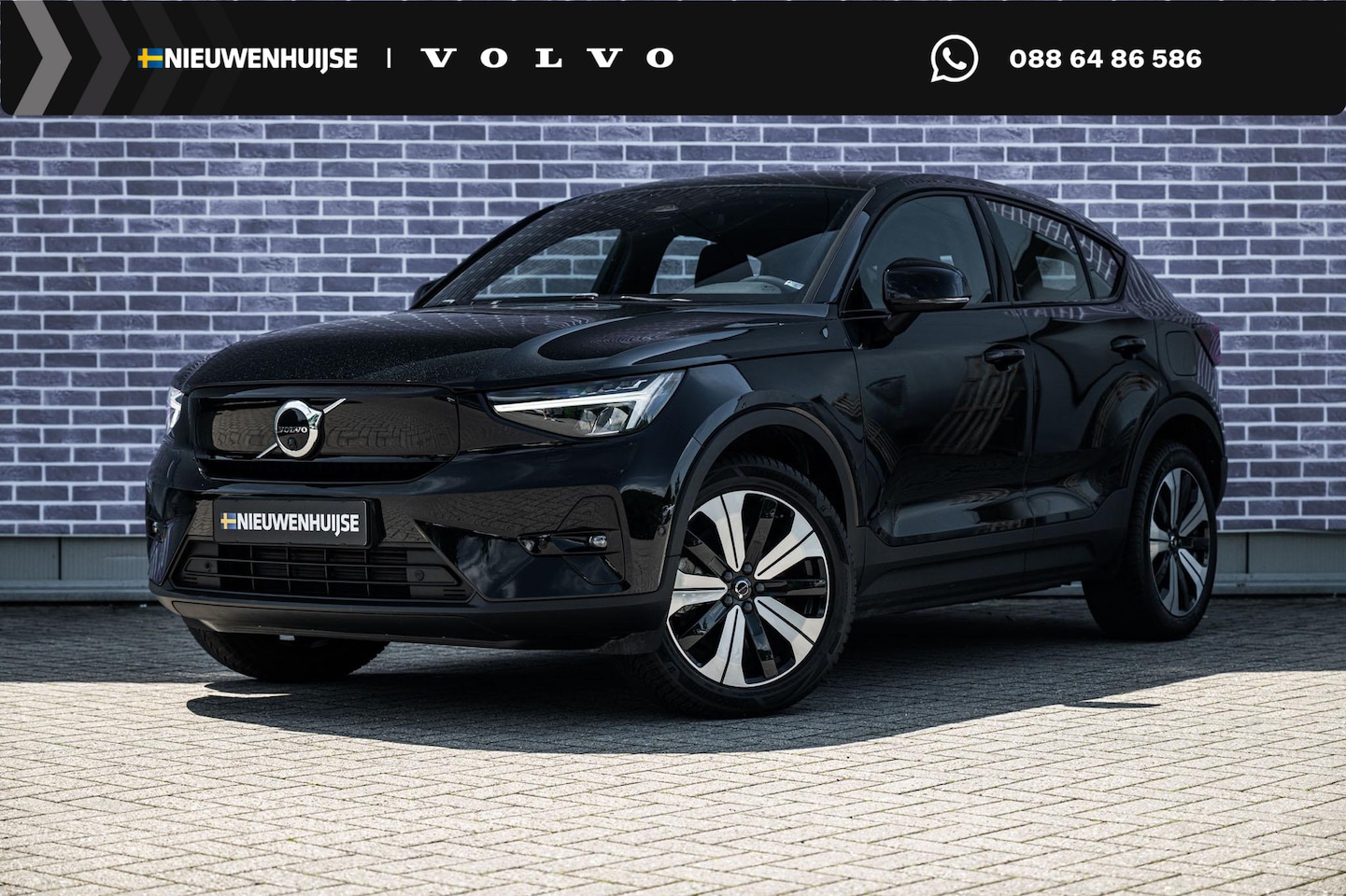 Volvo C40 - Recharge Ultimate 69 kWh | Adaptieve Cruise Control | Trekhaak | Panoramadak | 360° Parkee - AutoWereld.nl