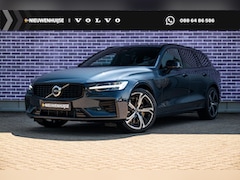 Volvo V60 - 2.0 T6 Plug-in hybrid AWD Ultra Dark | Schuif-/kanteldak | Head Up Display | Donker Glas |