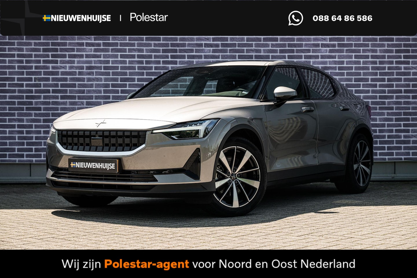 Polestar 2 - Standard Range Single Motor 63kWh | Plus Pack | Cruise Control | Panoramadak | Harman Kard - AutoWereld.nl