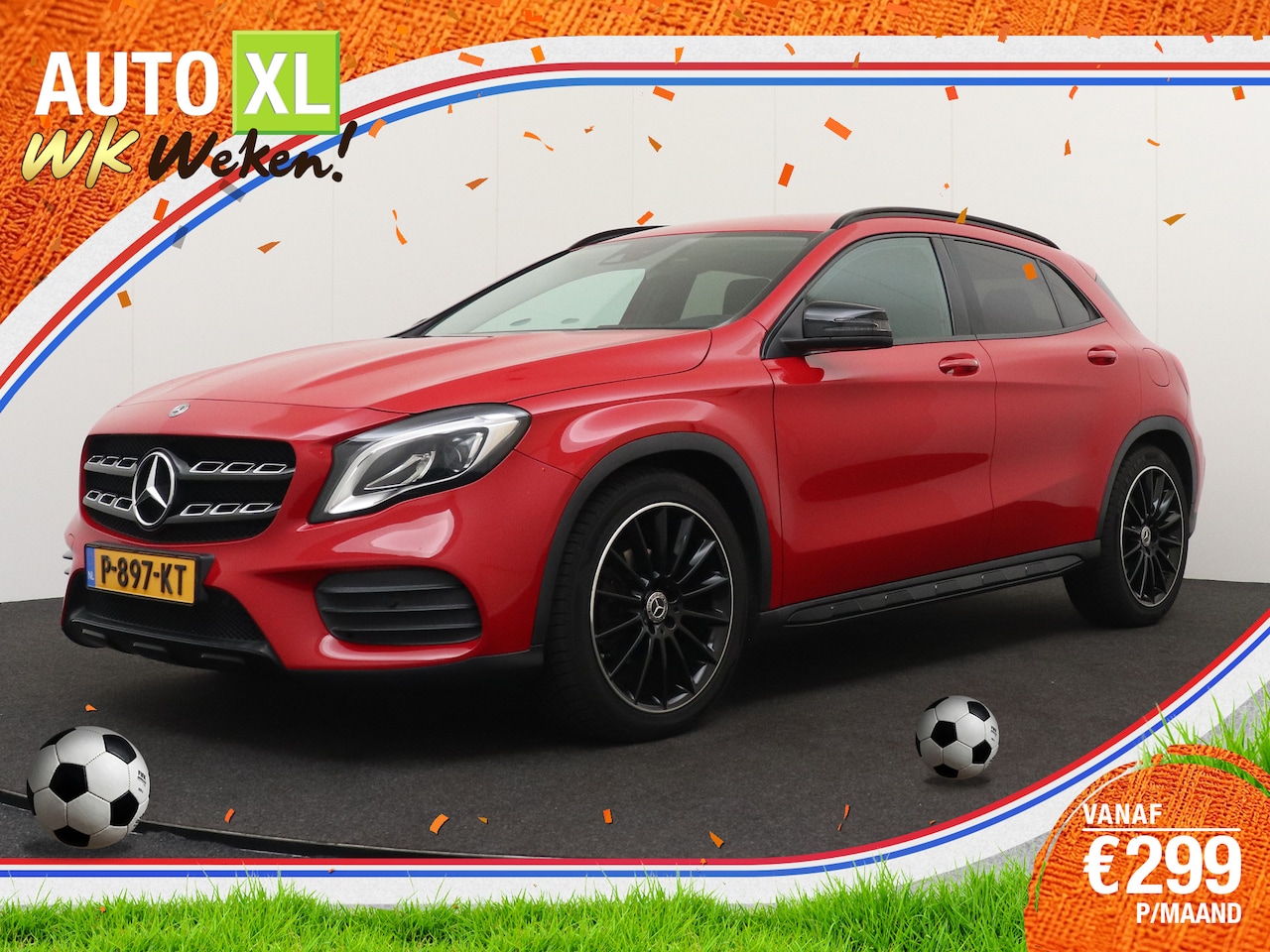 Mercedes-Benz GLA-Klasse - 200 157 PK Aut. AMG Night Leder/Sportstoelen Camera 19'LMV - AutoWereld.nl